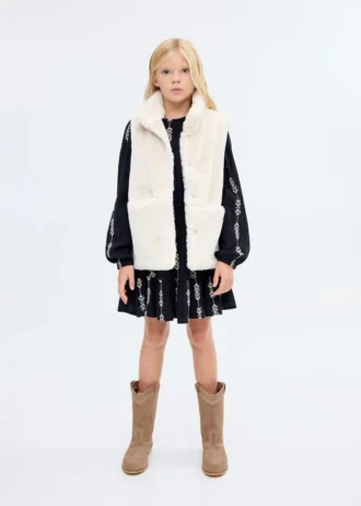 Kamizelka z efektem futra