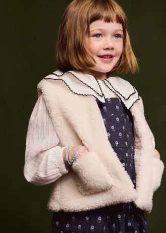 Kamizelka z efektem owczej skóry