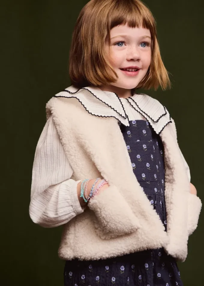 Kamizelka z efektem owczej skóry Kamizelka z efektem owczej skóry