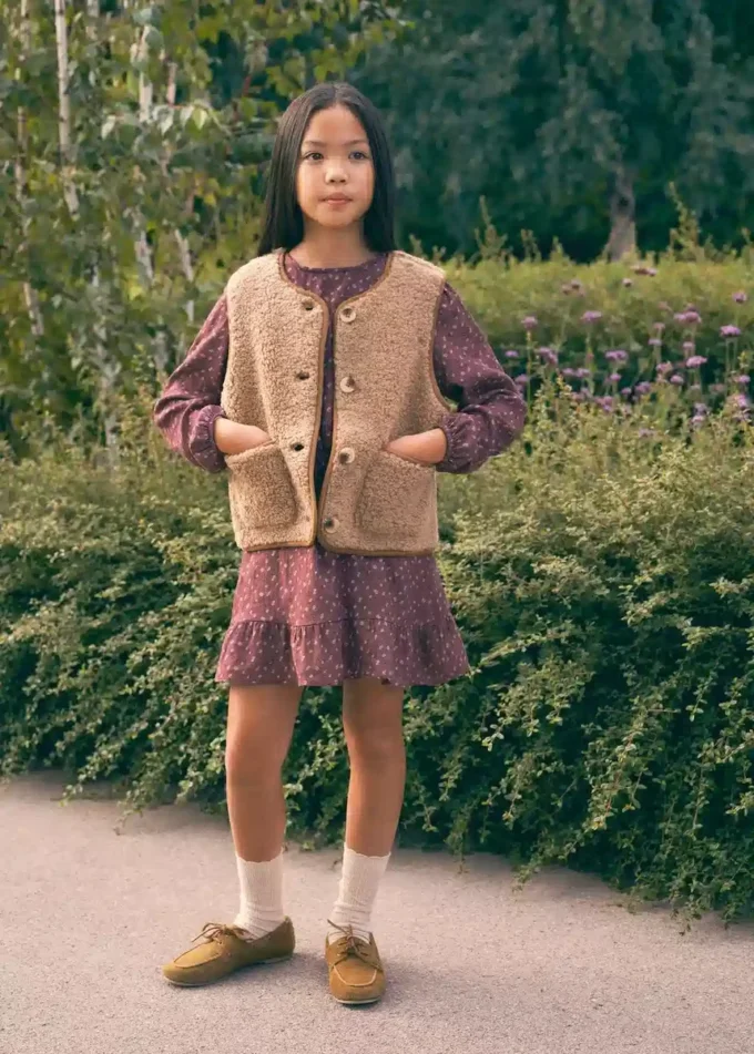 Kamizelka z efektem owczej skóry Kamizelka z efektem owczej skóry