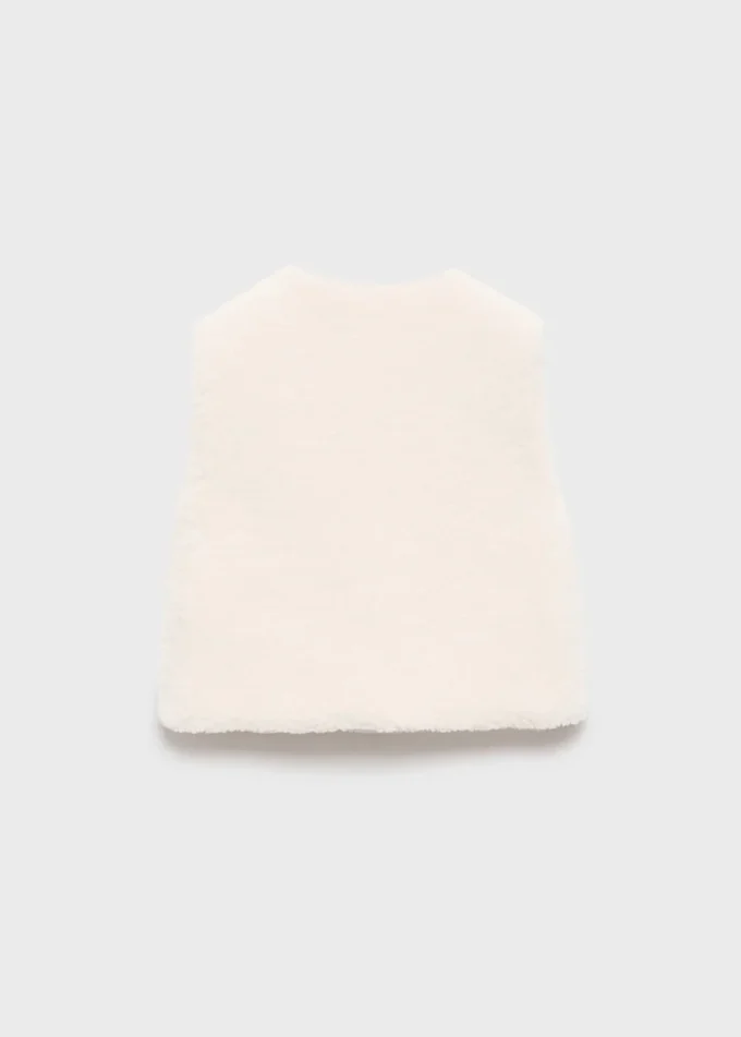 Kamizelka z efektem owczej skóry Kamizelka z efektem owczej skóry