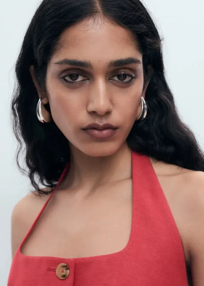 Kamizelka z mieszanki lnu Kamizelka z mieszanki lnu