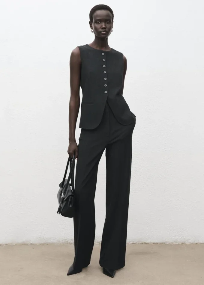 Kamizelka z okrągłym dekoltem Kamizelka z okrągłym dekoltem