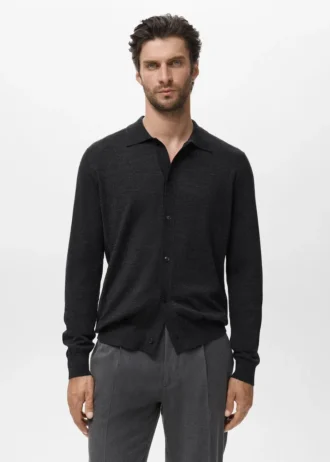 Kardigan 100% wełna merynosowa