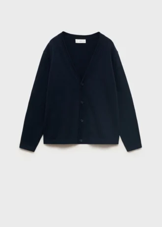 Kardigan z mieszanki bawełny