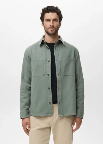 Kieszenie w stylu dżinsowej koszuli