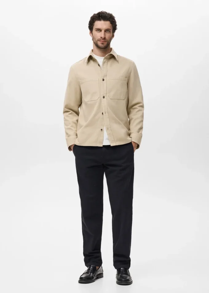 Kieszenie w stylu dżinsowej koszuli Kieszenie w stylu dżinsowej koszuli