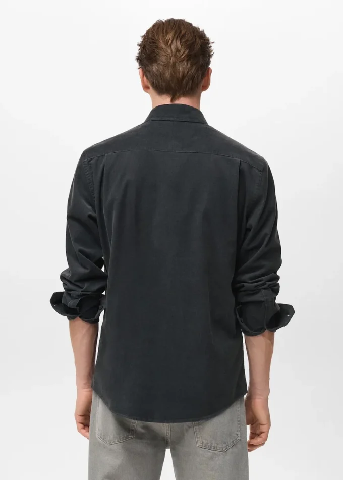 Klasyczna koszula z mikrokordury Klasyczna koszula z mikrokordury