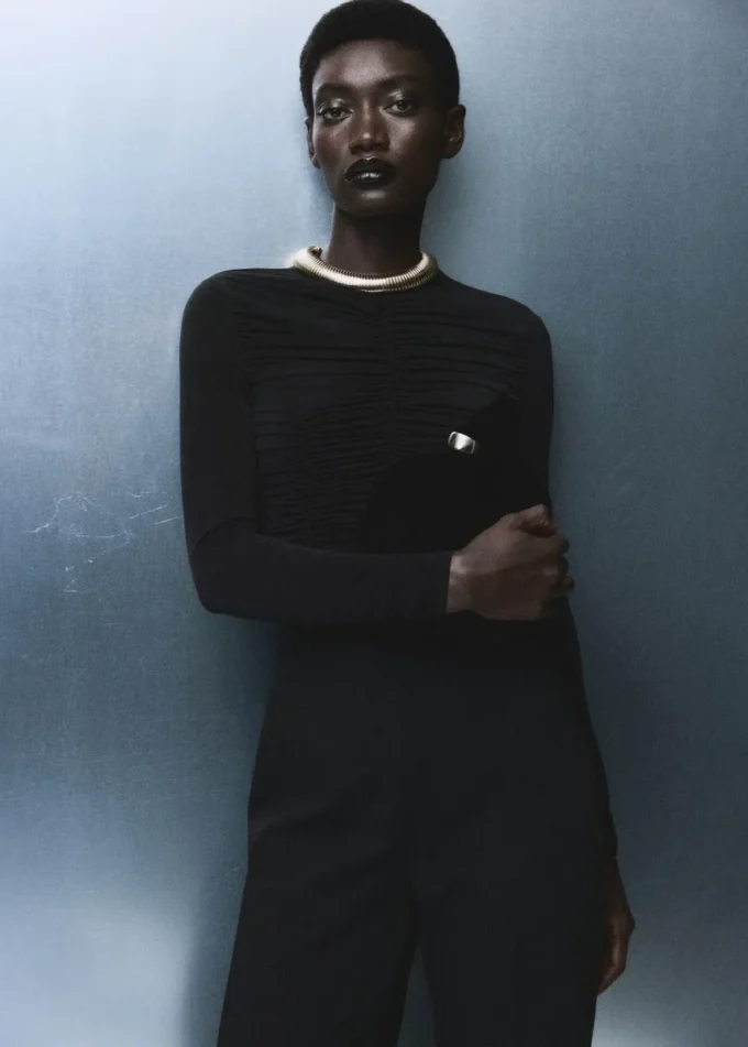 Kombinezon z marszczeniami Kombinezon z marszczeniami