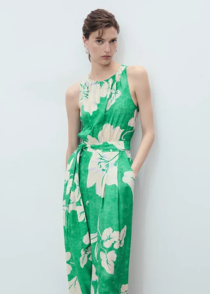 Kombinezon z nadrukiem na pasku Kombinezon z nadrukiem na pasku