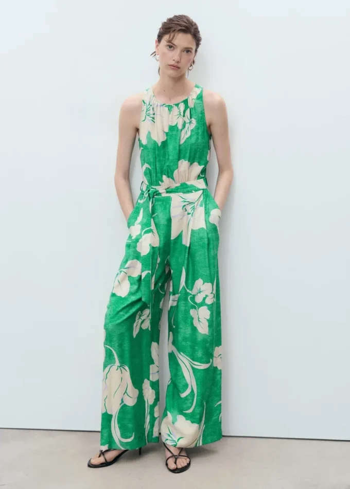 Kombinezon z nadrukiem na pasku Kombinezon z nadrukiem na pasku