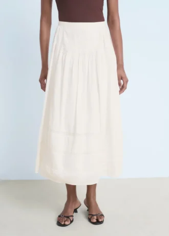 Koronkowa spódnica bawełniana