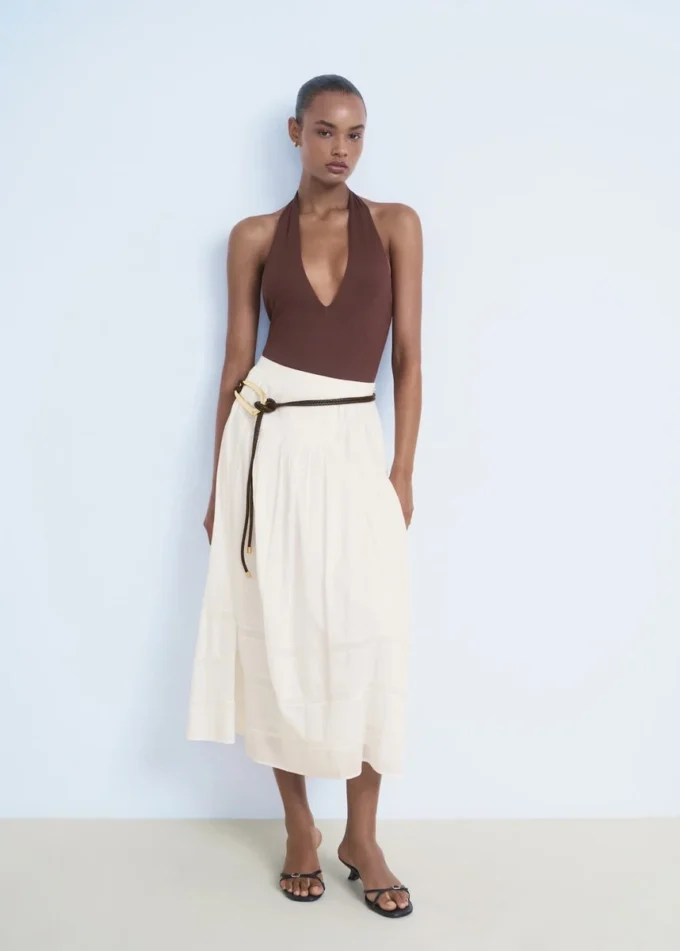 Koronkowa spódnica bawełniana Koronkowa spódnica bawełniana