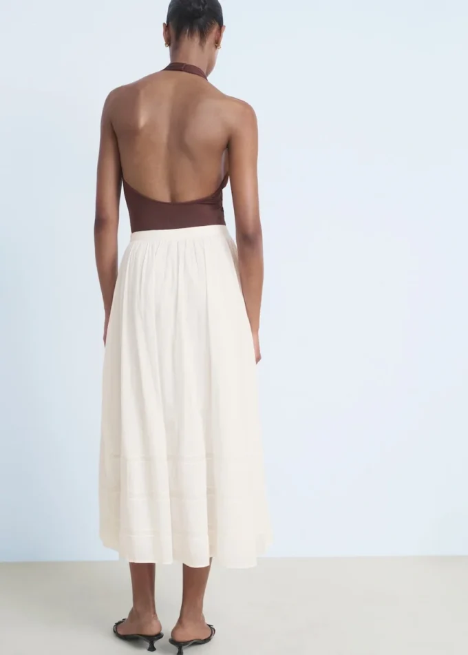 Koronkowa spódnica bawełniana Koronkowa spódnica bawełniana