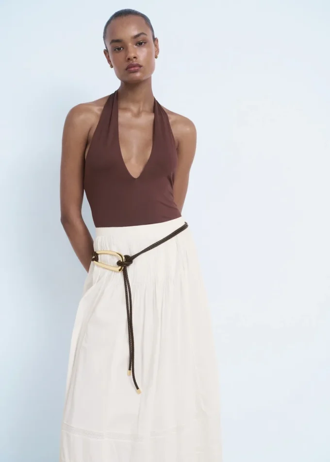 Koronkowa spódnica bawełniana Koronkowa spódnica bawełniana