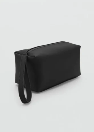 Kosmetyczka z kontrastowymi paskami