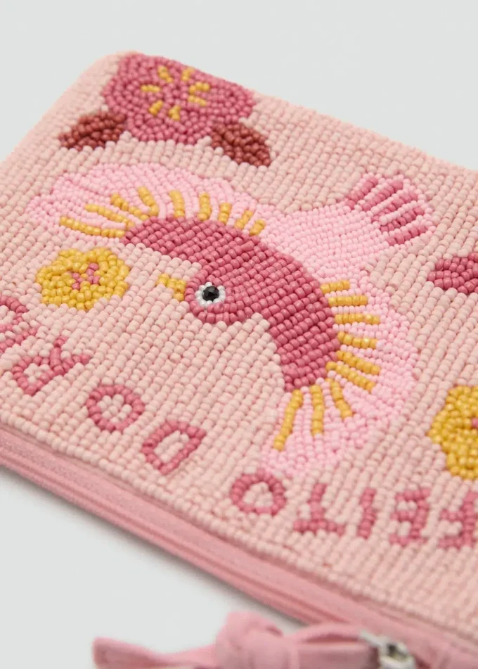 Kosmetyczka z wzorem z koralików Kosmetyczka z wzorem z koralików