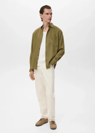 Koszula 100% lyocell z kieszenią