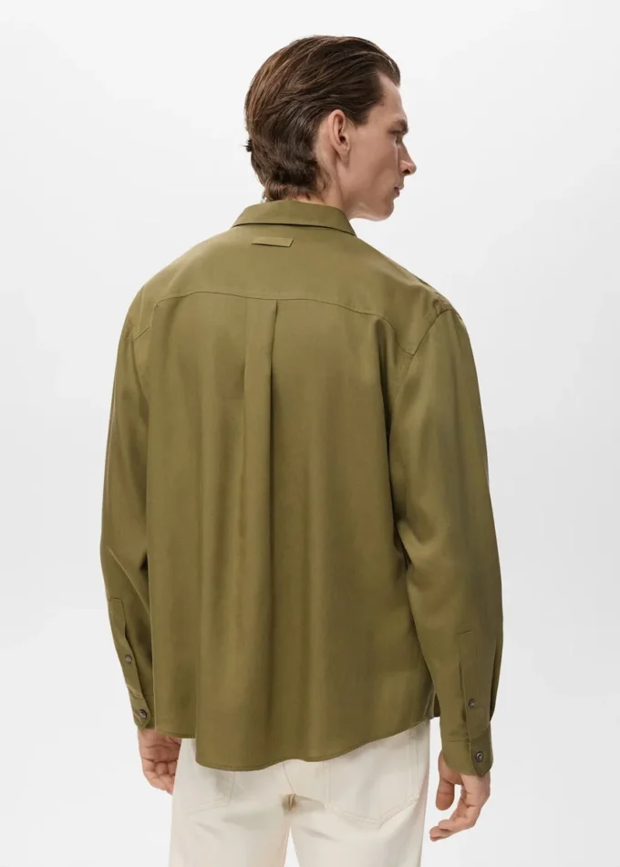 Koszula 100% lyocell z kieszenią