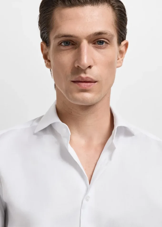 Koszula bawełniana o dopasowanym kroju Koszula bawełniana o dopasowanym kroju