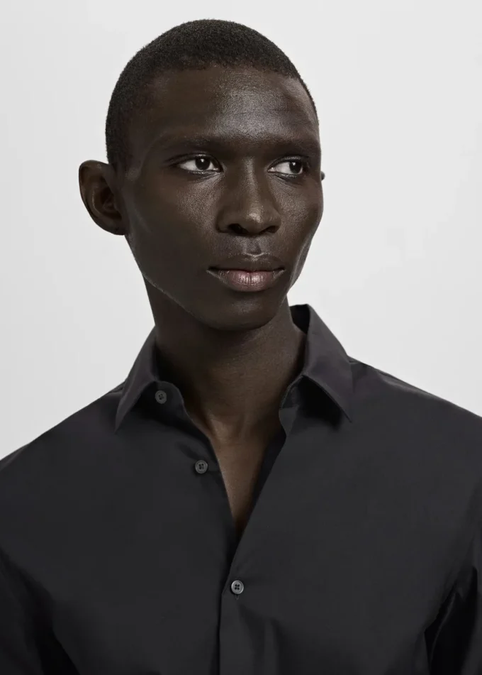 Koszula bawełniana o dopasowanym kroju Koszula bawełniana o dopasowanym kroju