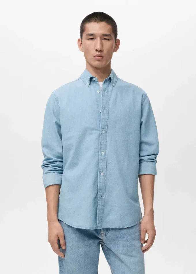 Koszula dżinsowa o regularnym kroju Koszula dżinsowa o regularnym kroju