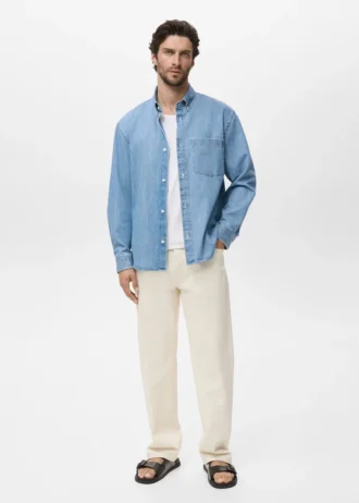 Koszula dżinsowa z kieszenią