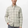 Koszula flanelowa o regularnym kroju w kratę Koszula flanelowa o regularnym kroju w kratę