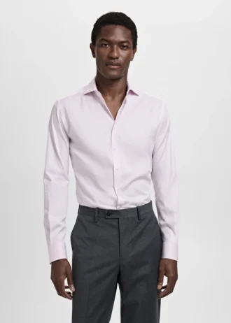Koszula garniturowa o dopasowanym kroju, 100% bawełna