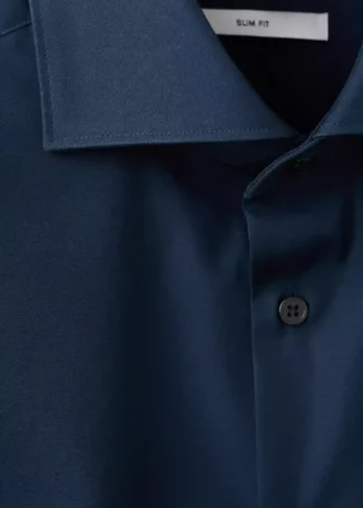 Koszula garniturowa z bawełnianej popeliny o dopasowanym kroju