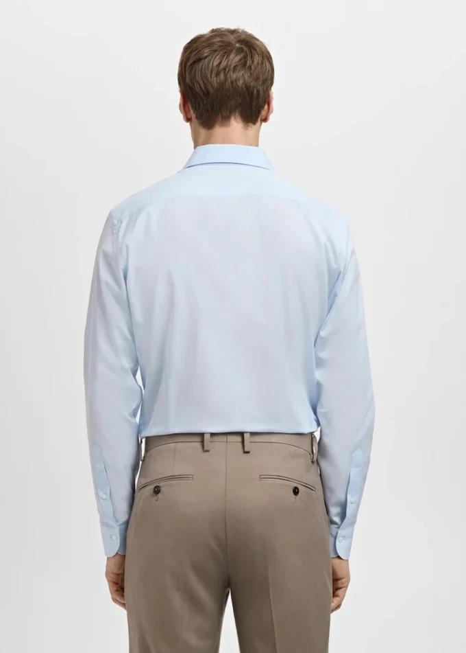 Koszula garniturowa z bawełnianej popeliny o dopasowanym kroju Koszula garniturowa z bawełnianej popeliny o dopasowanym kroju