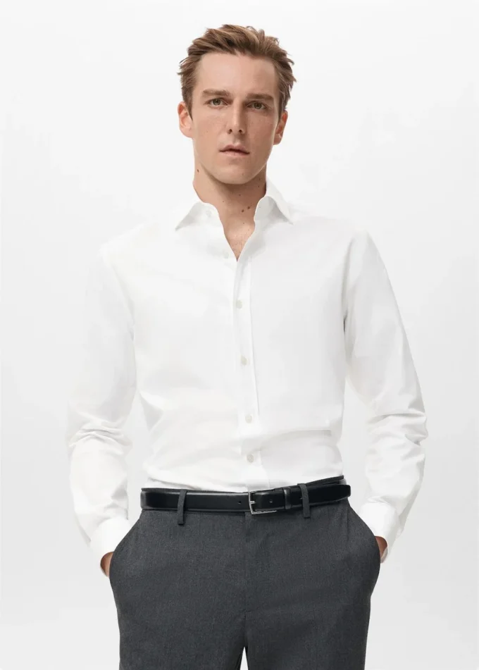 Koszula o dopasowanym kroju, 100% bawełna Koszula o dopasowanym kroju, 100% bawełna