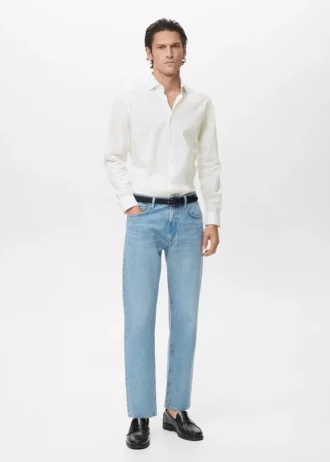 Koszula o dopasowanym kroju, 100% bawełna Koszula o dopasowanym kroju, 100% bawełna