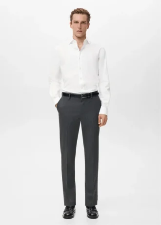 Koszula o dopasowanym kroju, 100% bawełna