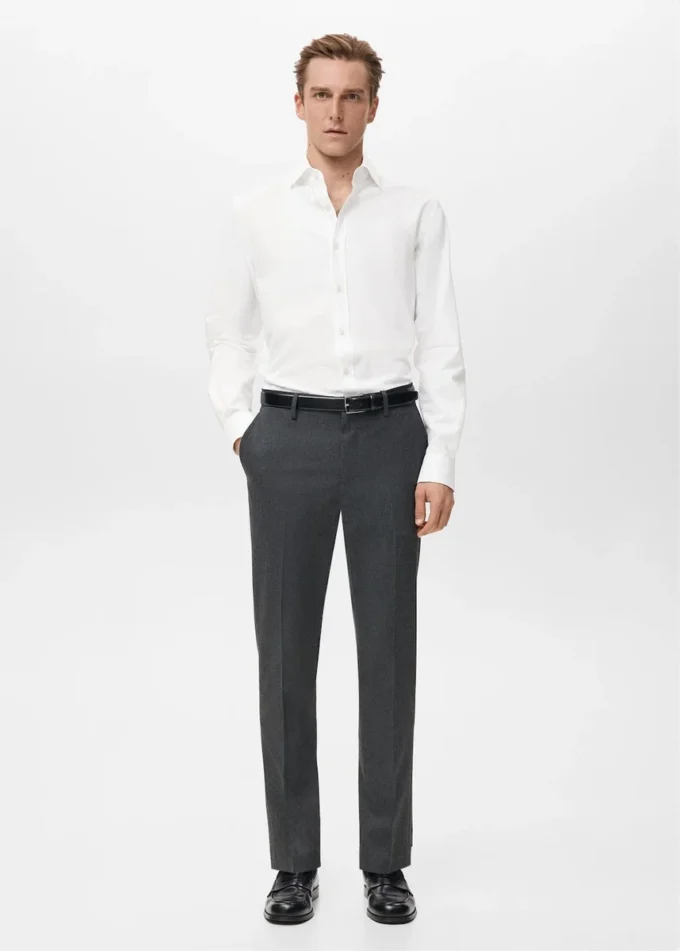 Koszula o dopasowanym kroju, 100% bawełna Koszula o dopasowanym kroju, 100% bawełna