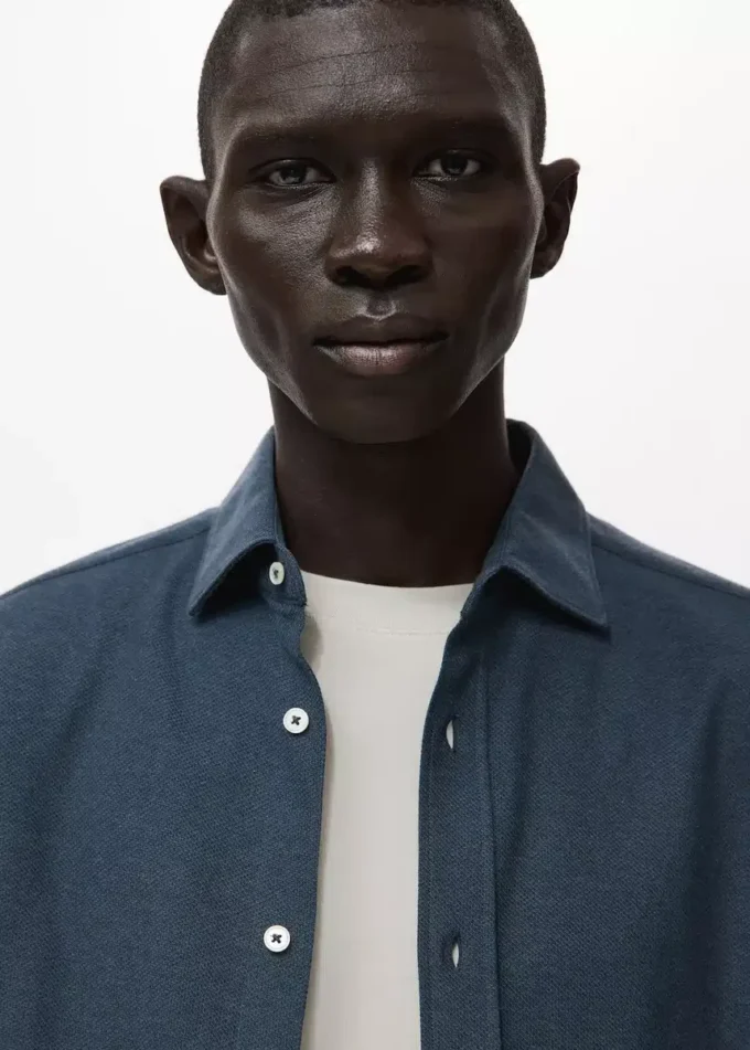 Koszula o dopasowanym kroju, 100% bawełna Koszula o dopasowanym kroju, 100% bawełna