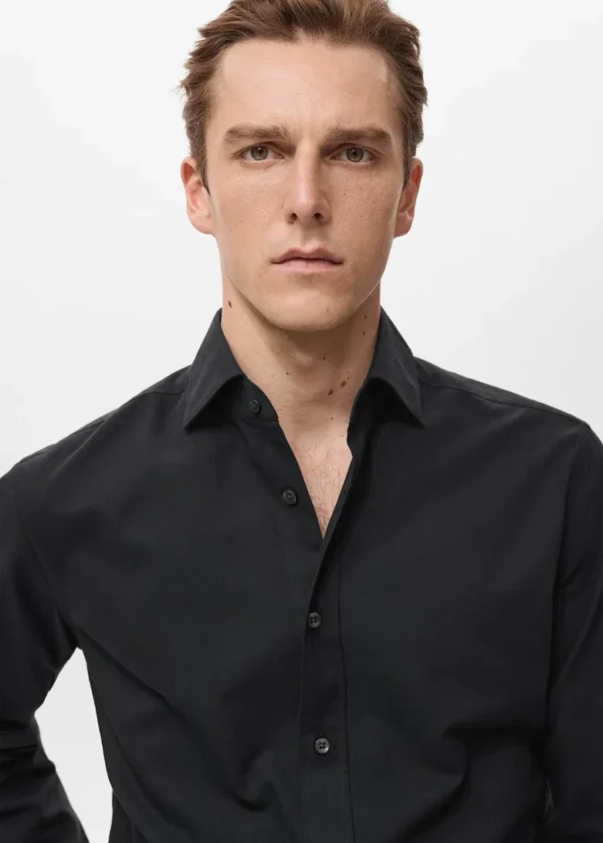 Koszula o dopasowanym kroju, 100% bawełna Koszula o dopasowanym kroju, 100% bawełna