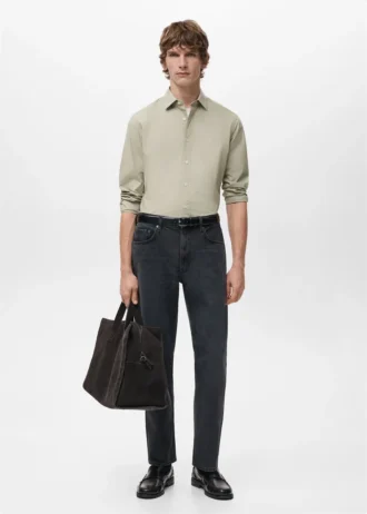 Koszula o regularnym kroju, 100% bawełna