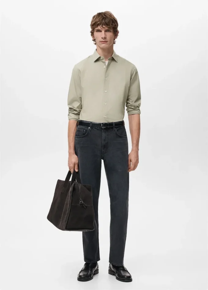 Koszula o regularnym kroju, 100% bawełna Koszula o regularnym kroju, 100% bawełna