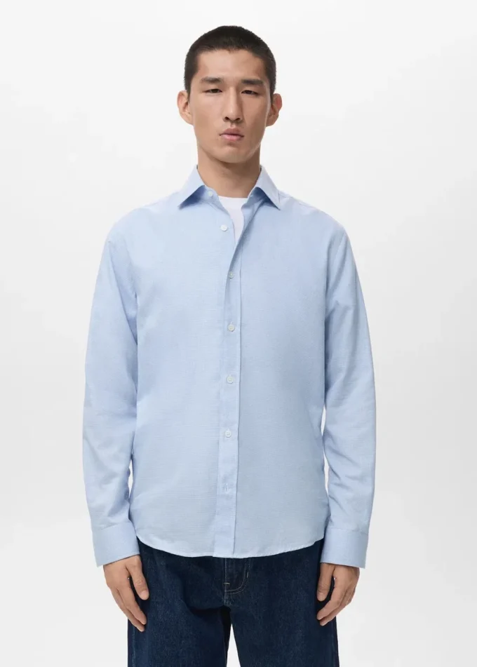 Koszula o regularnym kroju, 100% bawełna flanelowa Koszula o regularnym kroju, 100% bawełna flanelowa