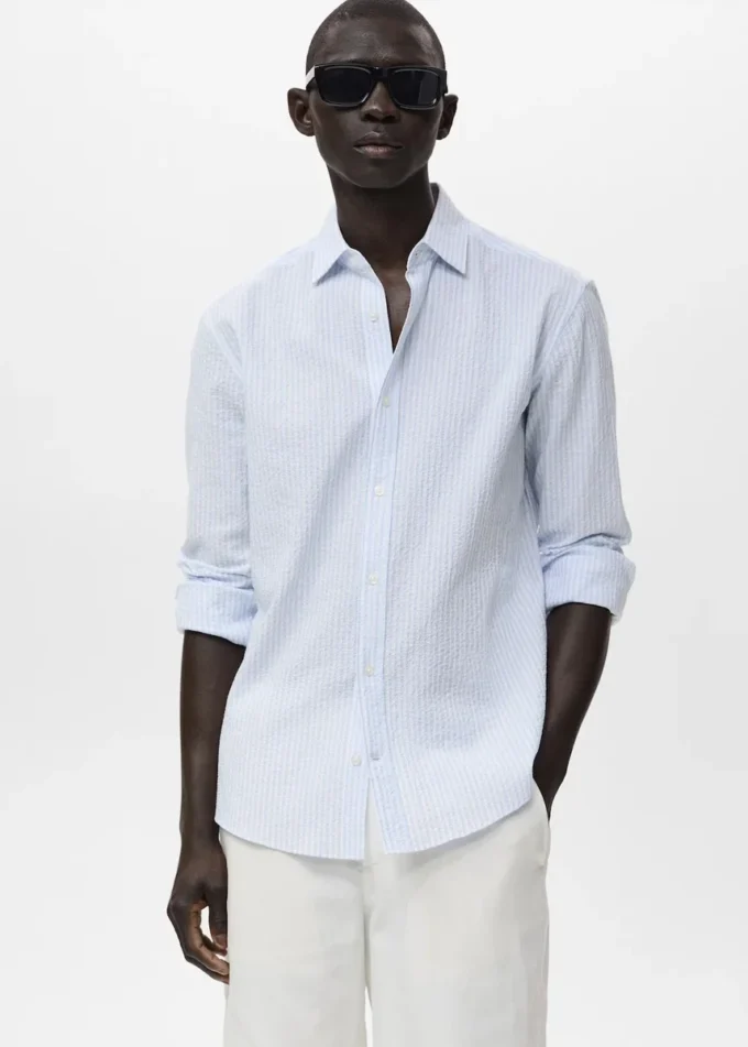 Koszula o regularnym kroju w paski Koszula o regularnym kroju w paski