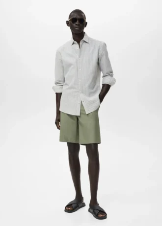 Koszula o regularnym kroju w paski