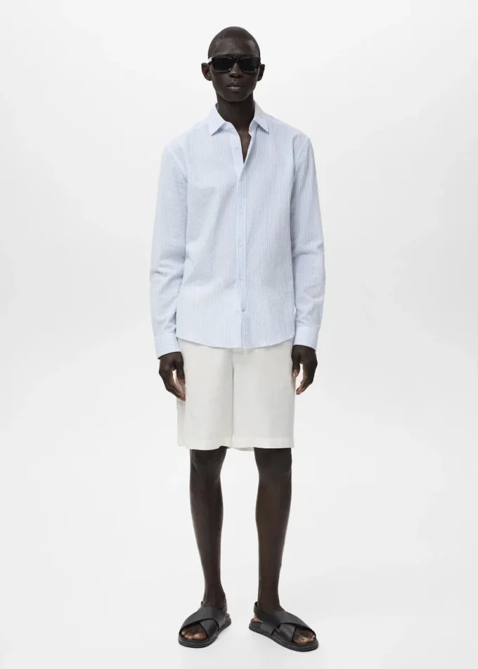 Koszula o regularnym kroju w paski Koszula o regularnym kroju w paski