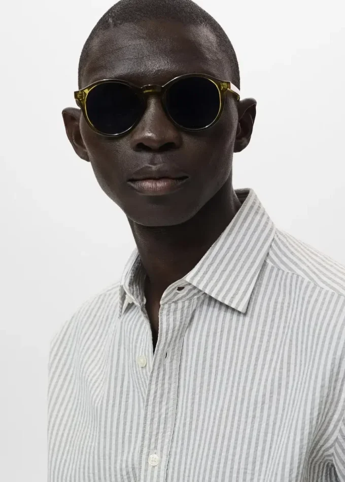 Koszula o regularnym kroju w paski Koszula o regularnym kroju w paski