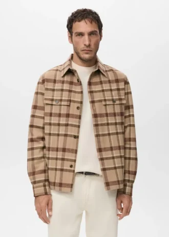 Koszula w kratkę z kieszeniami