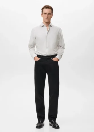 Koszula w paski o dopasowanym kroju, 100% bawełna Koszula w paski o dopasowanym kroju, 100% bawełna