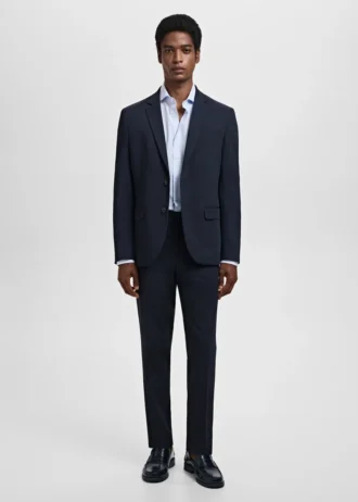 Koszula w paski o dopasowanym kroju