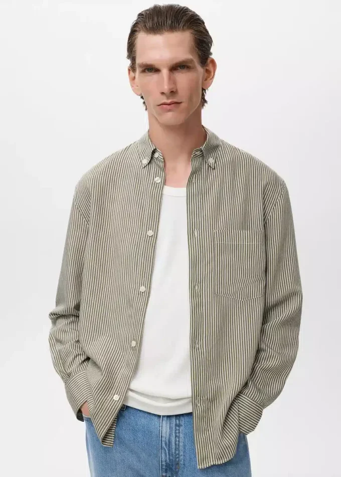 Koszula w paski o regularnym kroju Koszula w paski o regularnym kroju