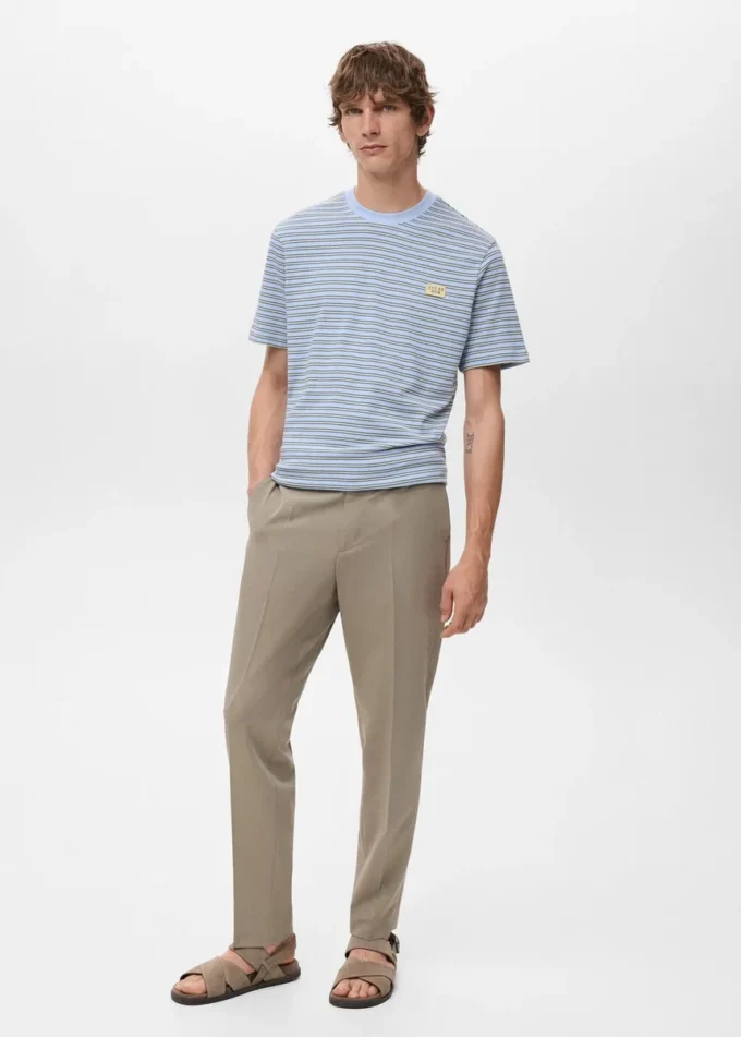 Koszula w paski o regularnym kroju, wykonana w 100% z bawełny Koszula w paski o regularnym kroju, wykonana w 100% z bawełny