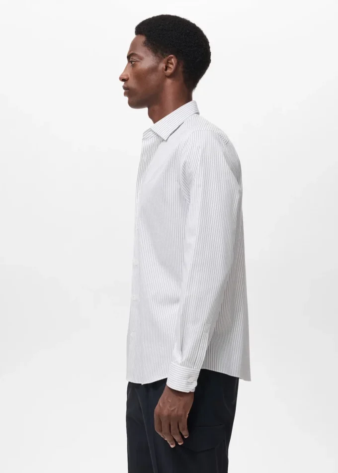 Koszula w paski z bawełny, regularny krój, nie wymaga prasowania Koszula w paski z bawełny, regularny krój, nie wymaga prasowania